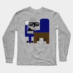 Cute Koala Coder Long Sleeve T-Shirt